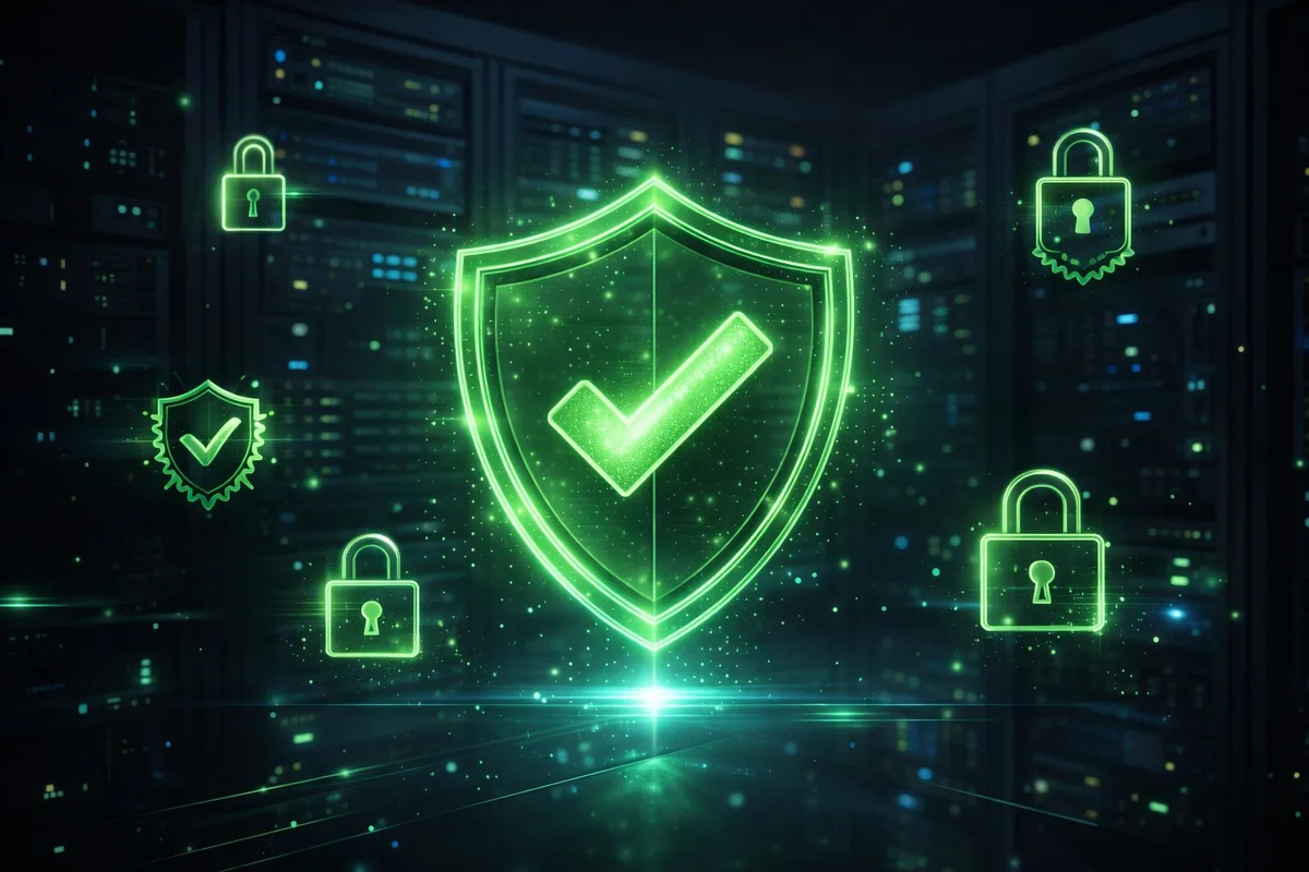 Fournisseur IPTV fiable - Bouclier de sécurité et vérification