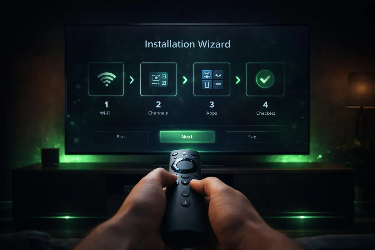 Installer IPTV sur Smart TV - Tutoriel d'installation avec télécommande