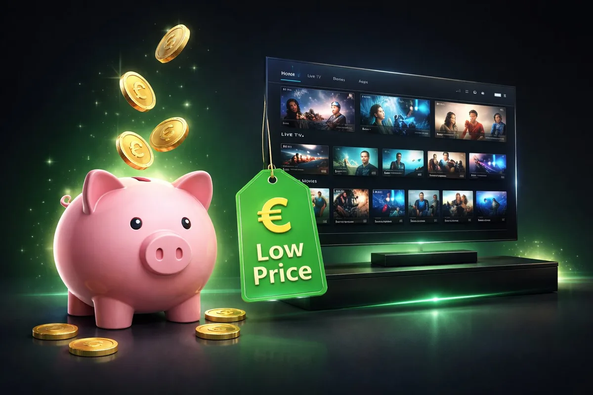 IPTV pas cher - Économies sur l'abonnement TV avec tirelire et chaînes
